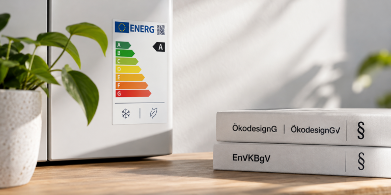 Nationale Umsetzung von europäischen Regelungen zum Ökodesign und zur Energieverbrauchskennzeichnung
